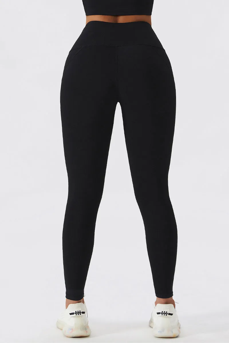 Fleece Lined Leggings With Pockets