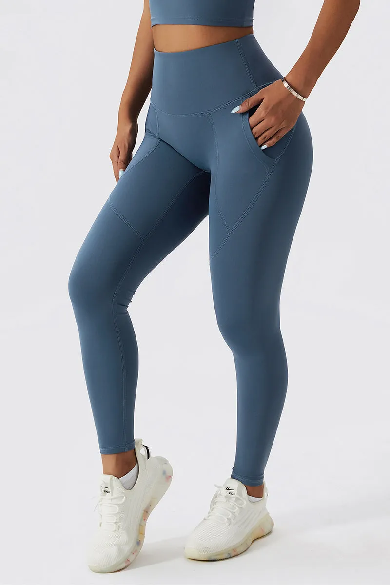 Fleece Lined Leggings With Pockets