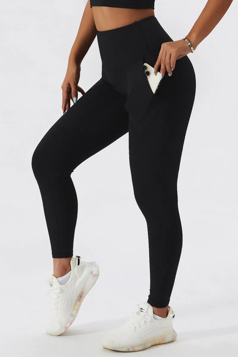 Fleece Lined Leggings With Pockets