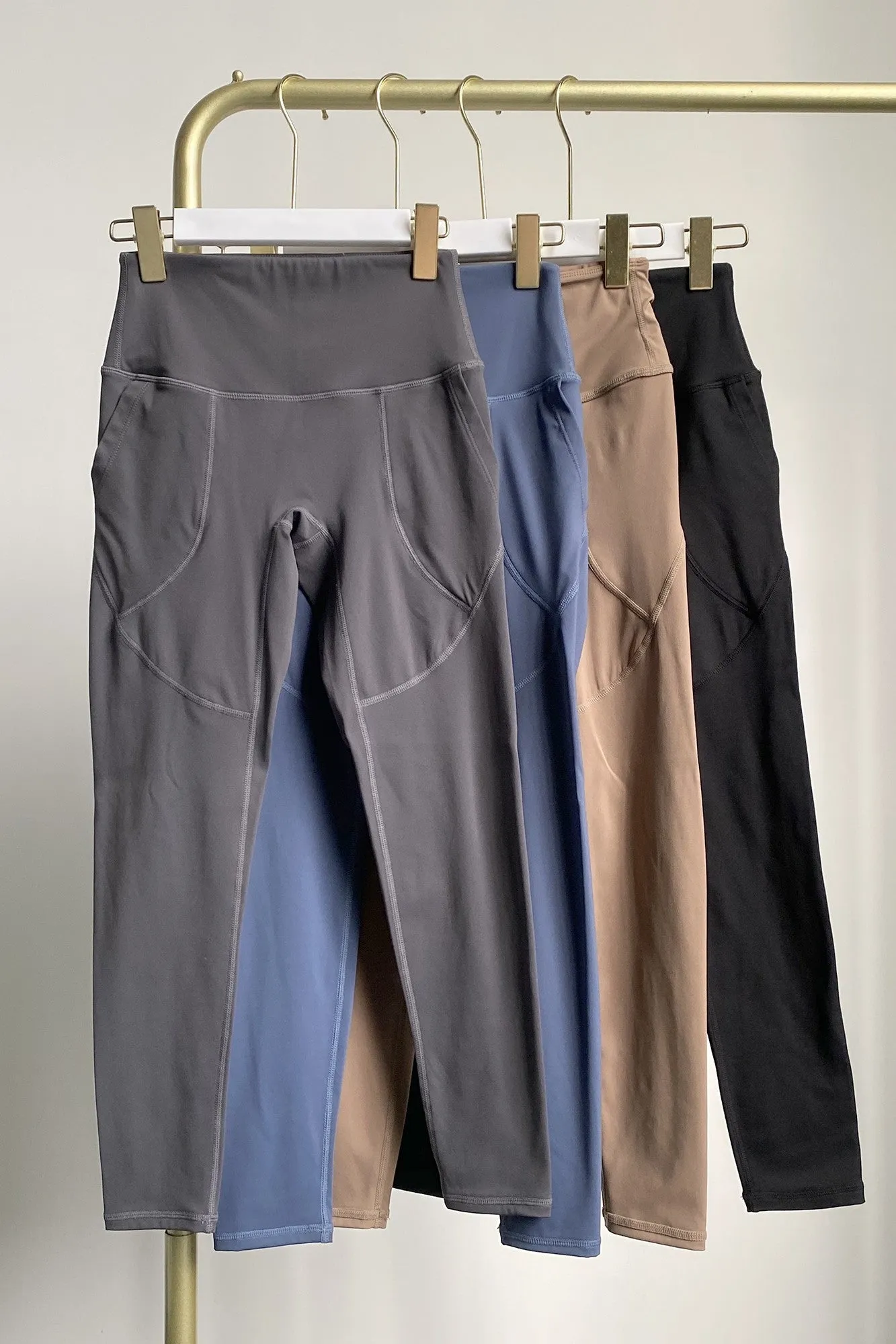 Fleece Lined Leggings With Pockets