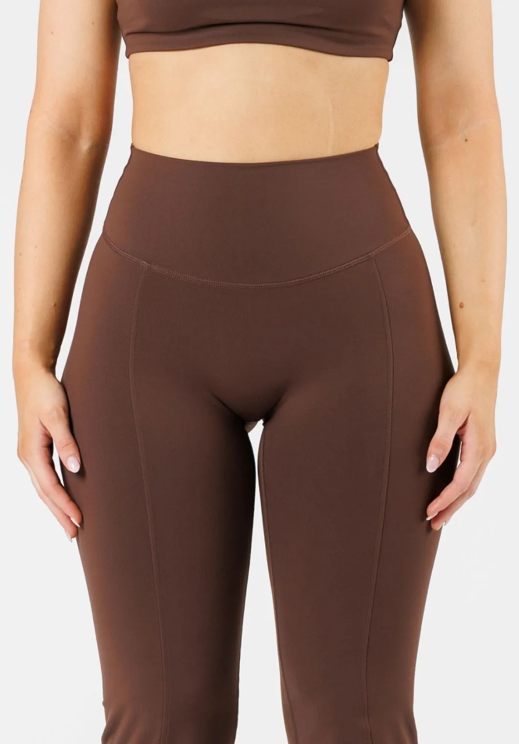 FormLux Front Slit Sculptseam® Plus Flare Legging 32" Earth