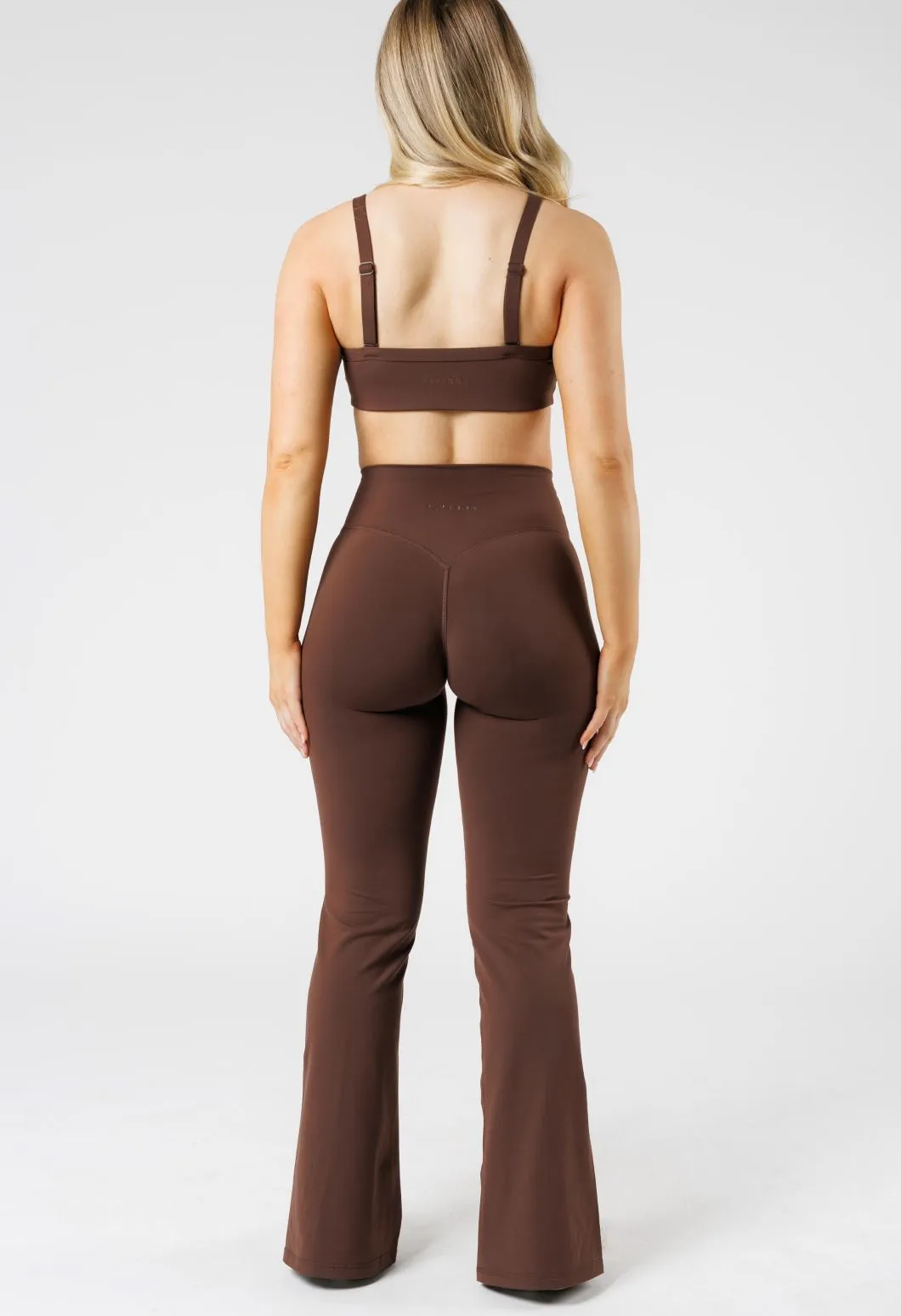 FormLux Front Slit Sculptseam® Plus Flare Legging 32" Earth