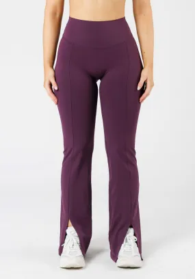 FormLux Front Slit Sculptseam® Plus Flare Legging 32" Wildberry