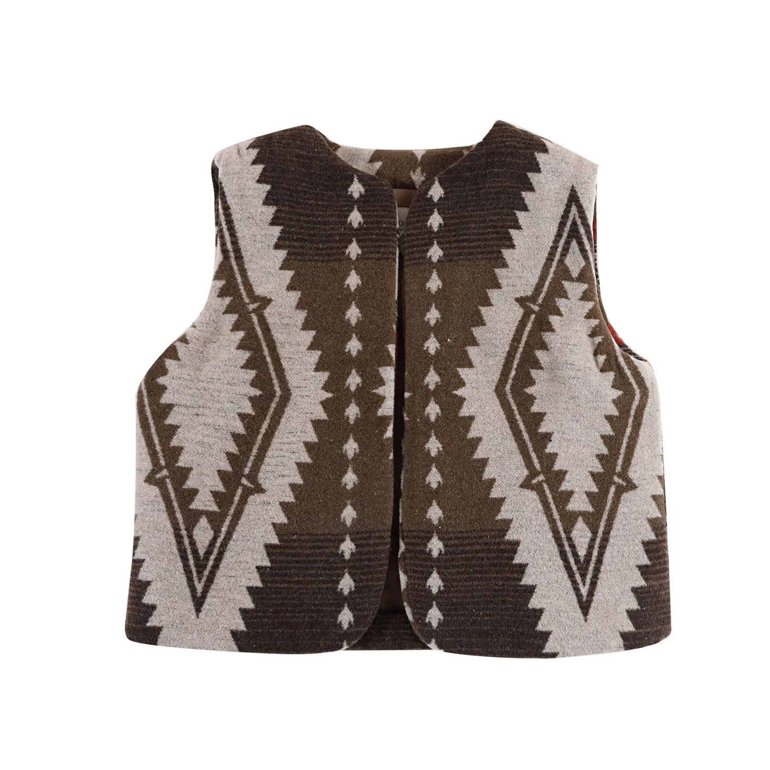 Ginys Gilet | Dusty Brown Melange