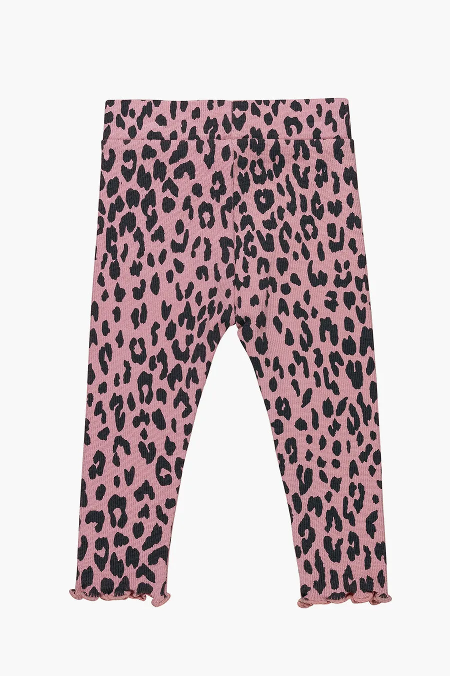 Girls Legging Huxbaby Leopard Rib