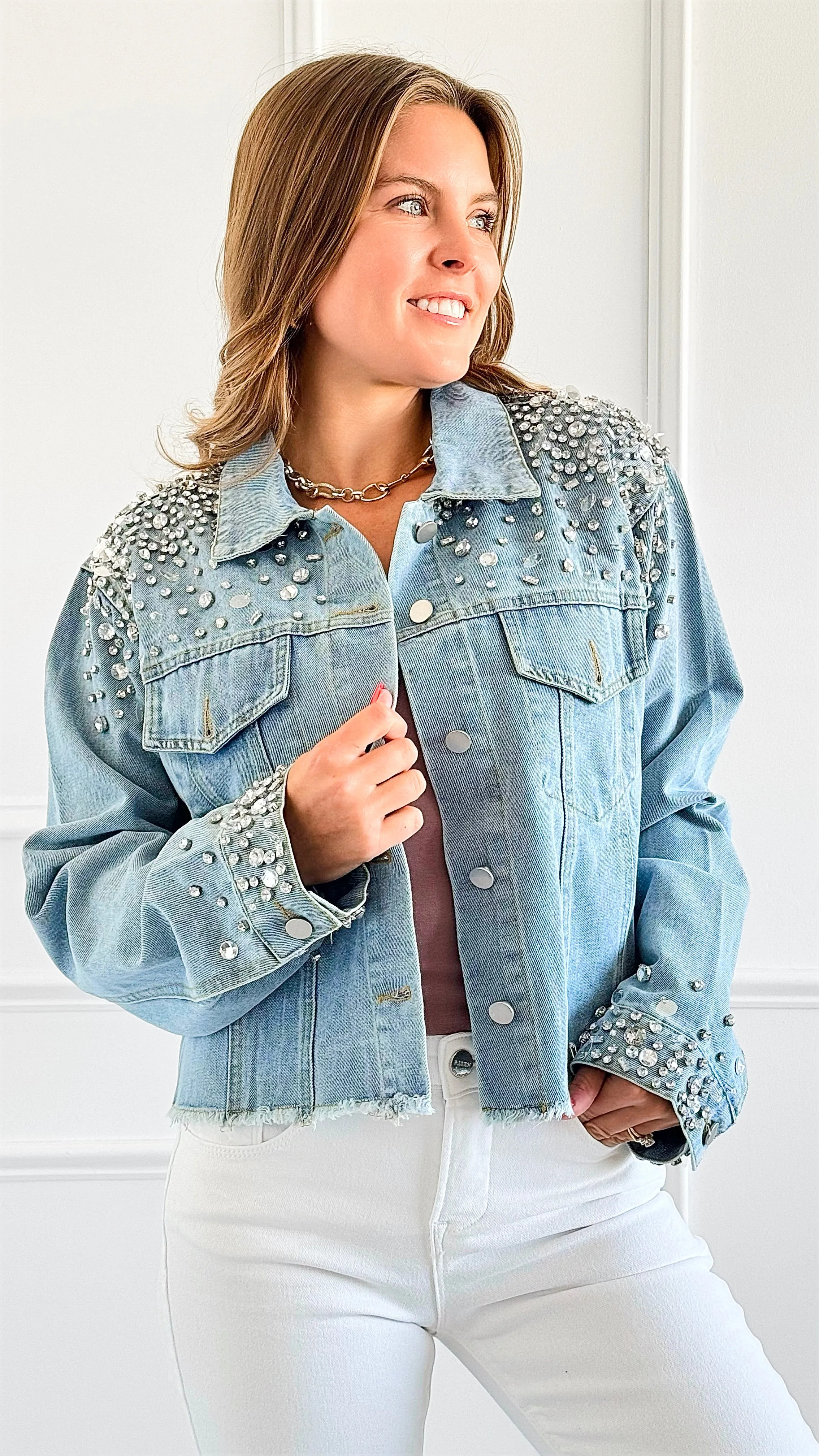 Glitz & Glam Denim Jacket