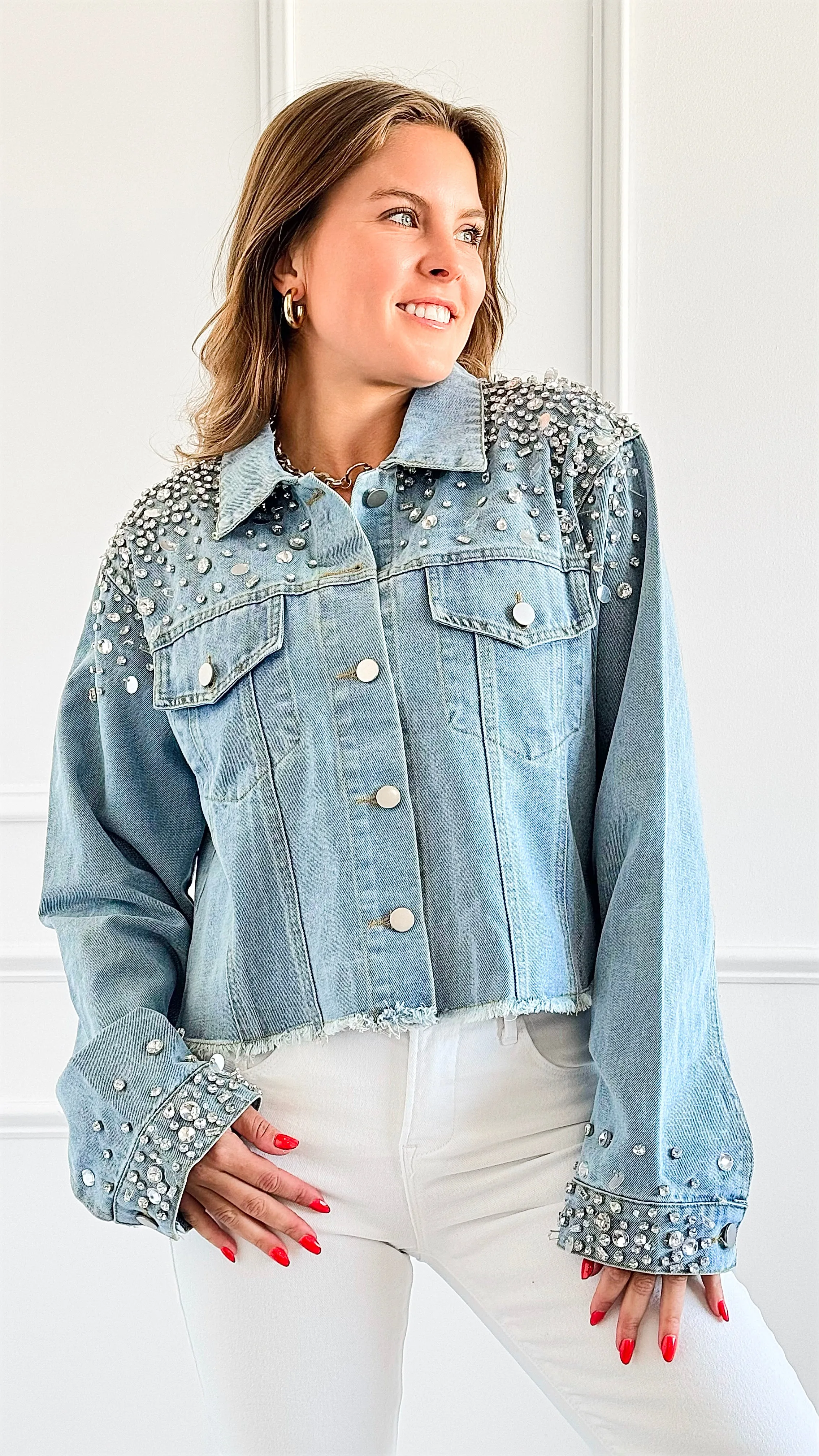 Glitz & Glam Denim Jacket