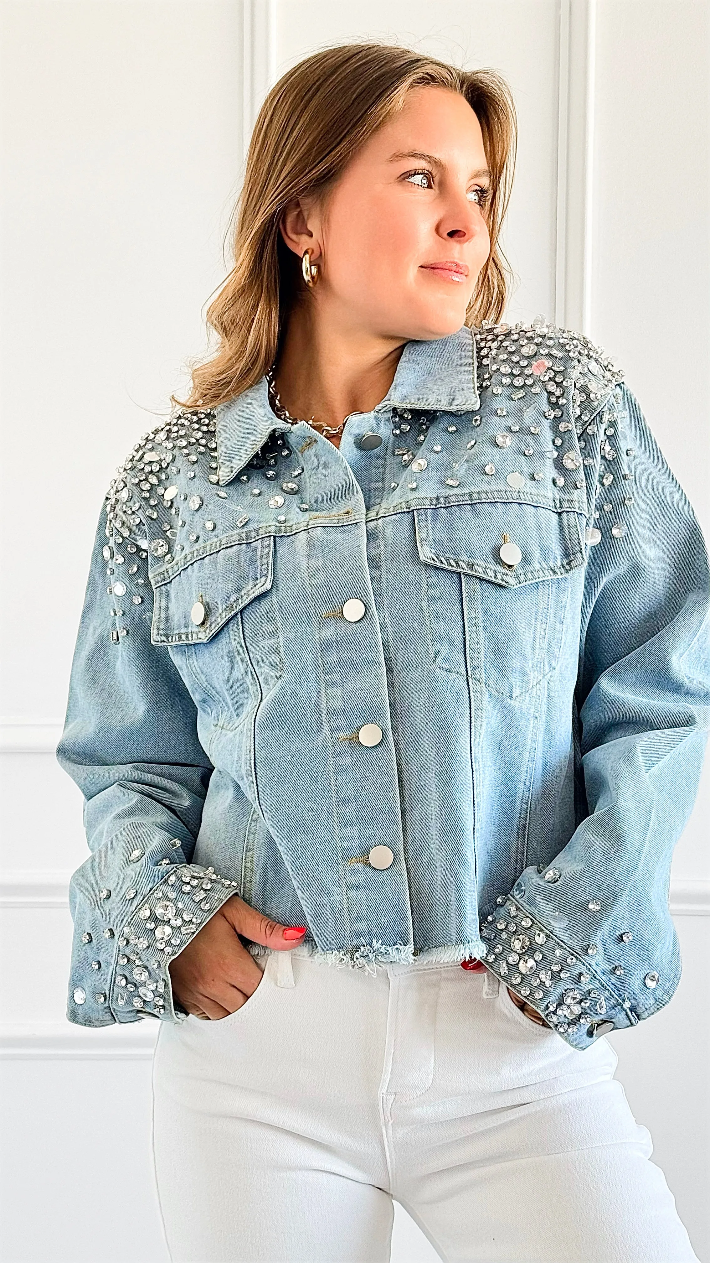 Glitz & Glam Denim Jacket