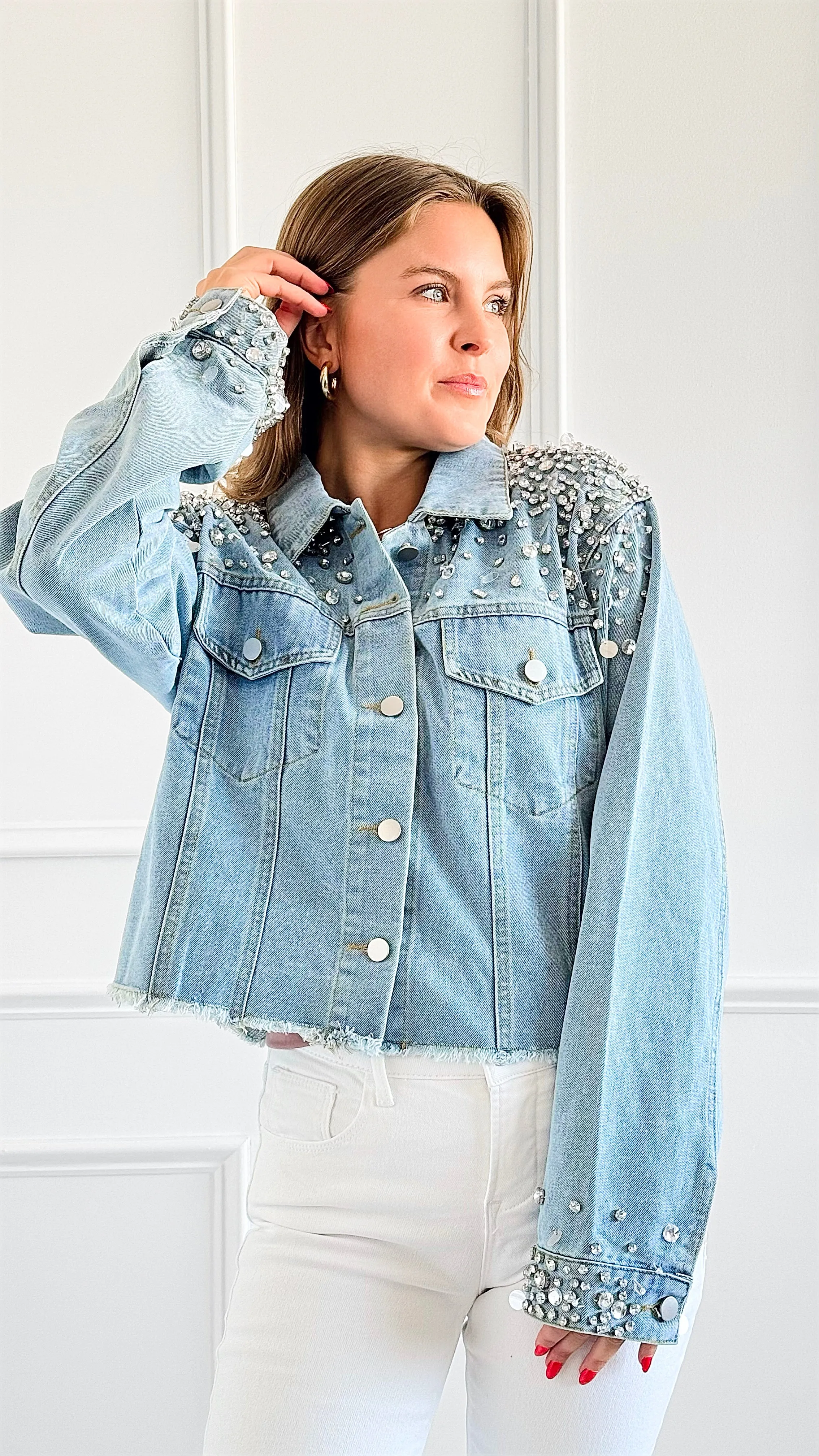 Glitz & Glam Denim Jacket