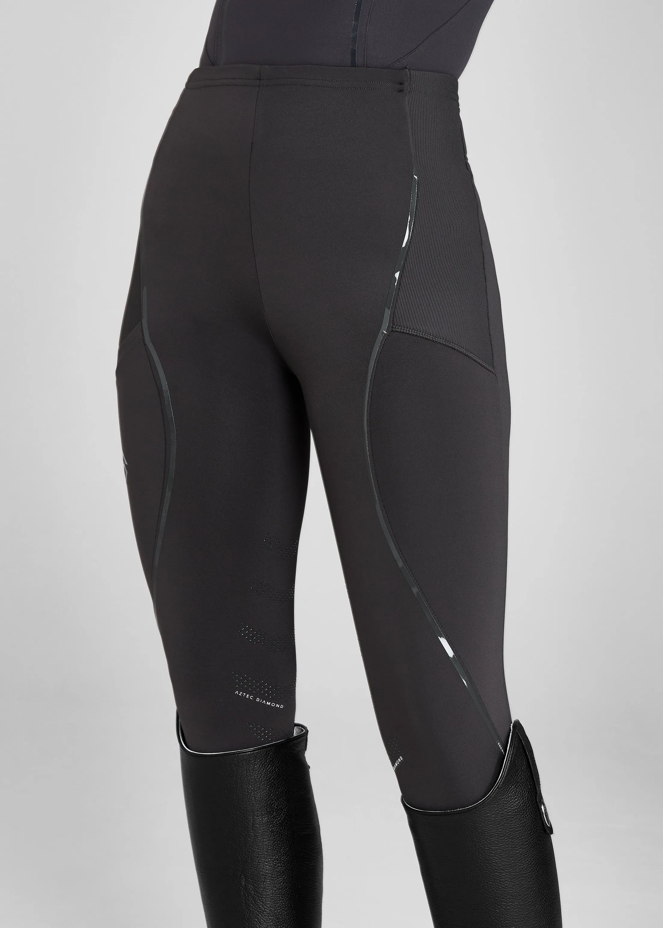 Graphite Taped Leggings Knee Grip