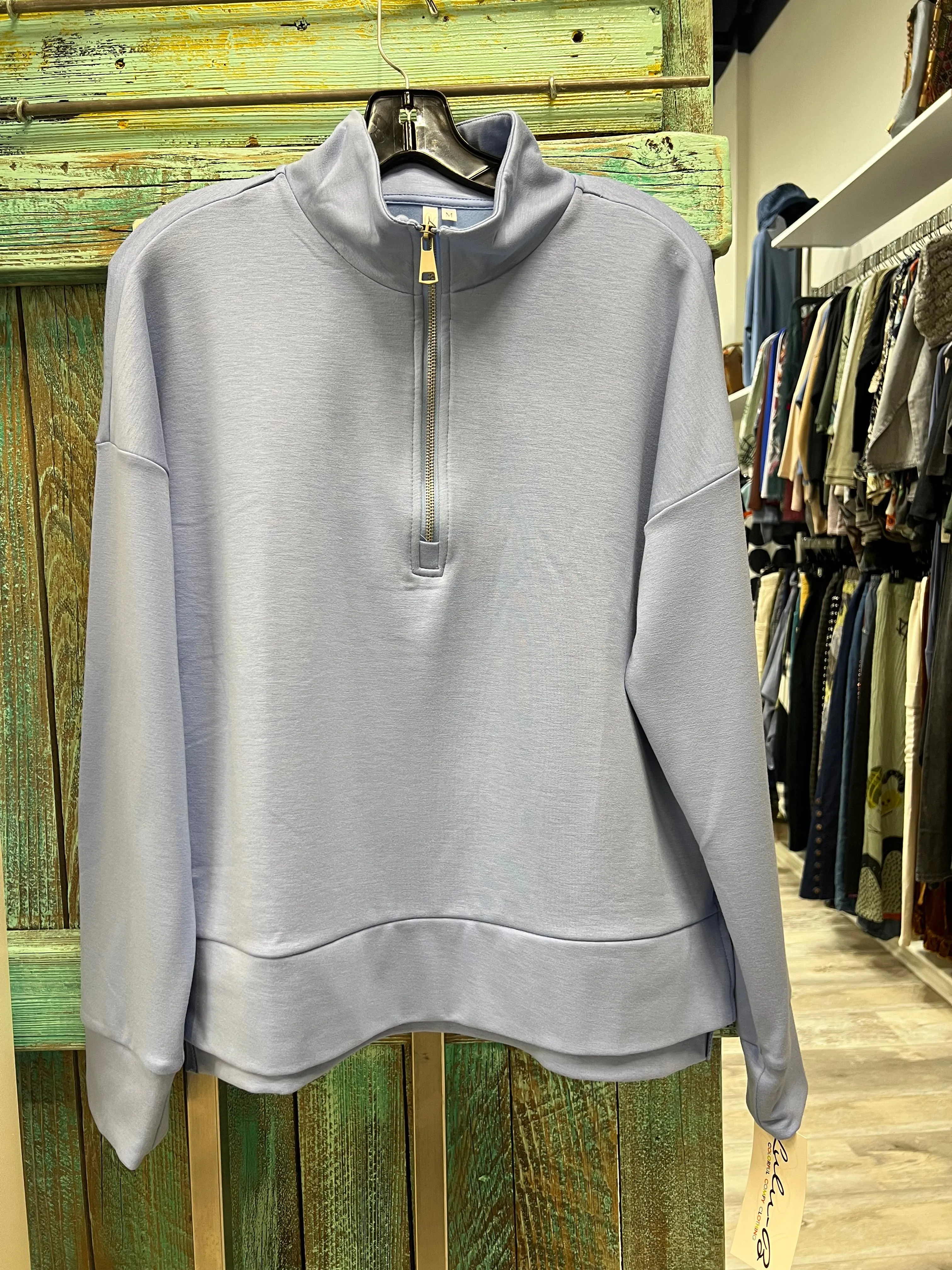 Half Zip Pullover in PWCL by Lulu-B