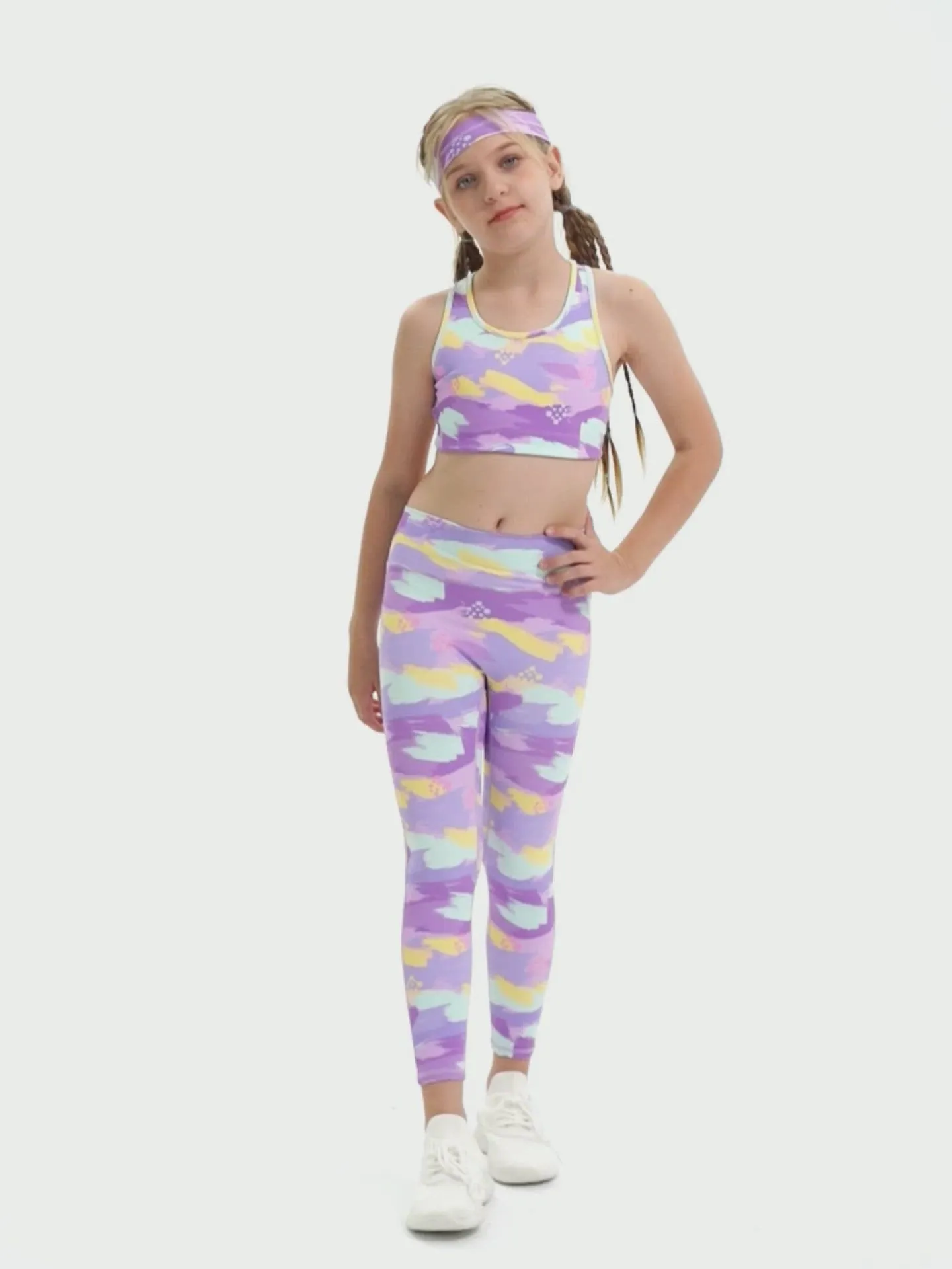 High-Rise Yoga Leggings for Girls