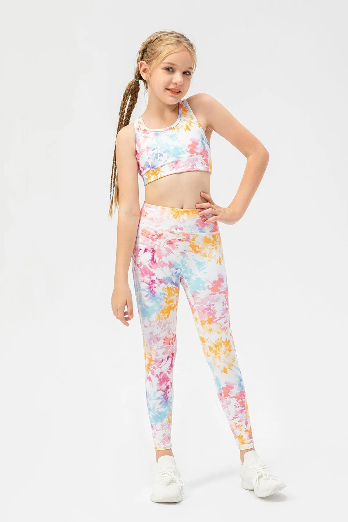 High-Rise Yoga Leggings for Girls