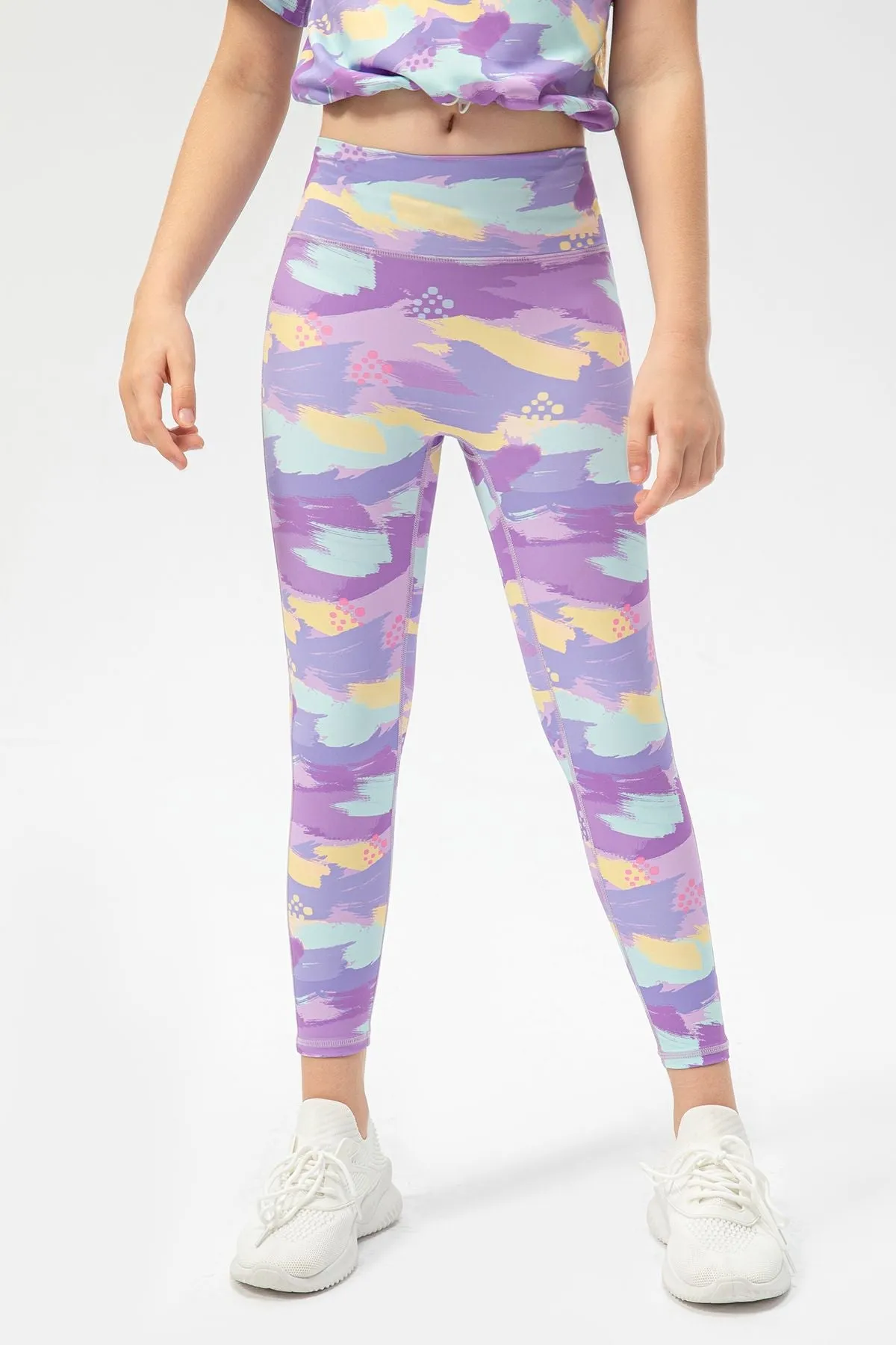 High-Rise Yoga Leggings for Girls