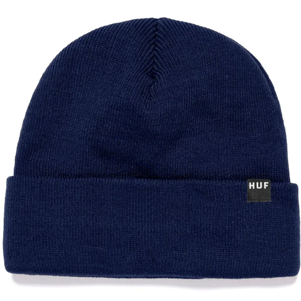 Huf Essentials Usual Beanie - Navy