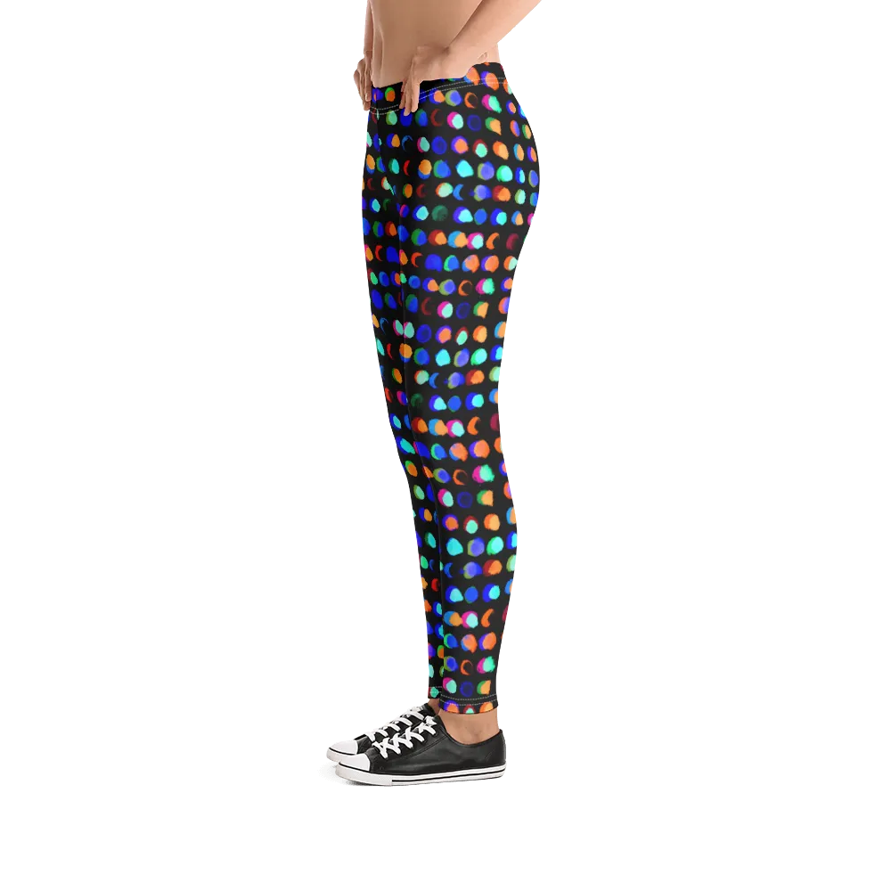 Inverted Ink Dots Leggings