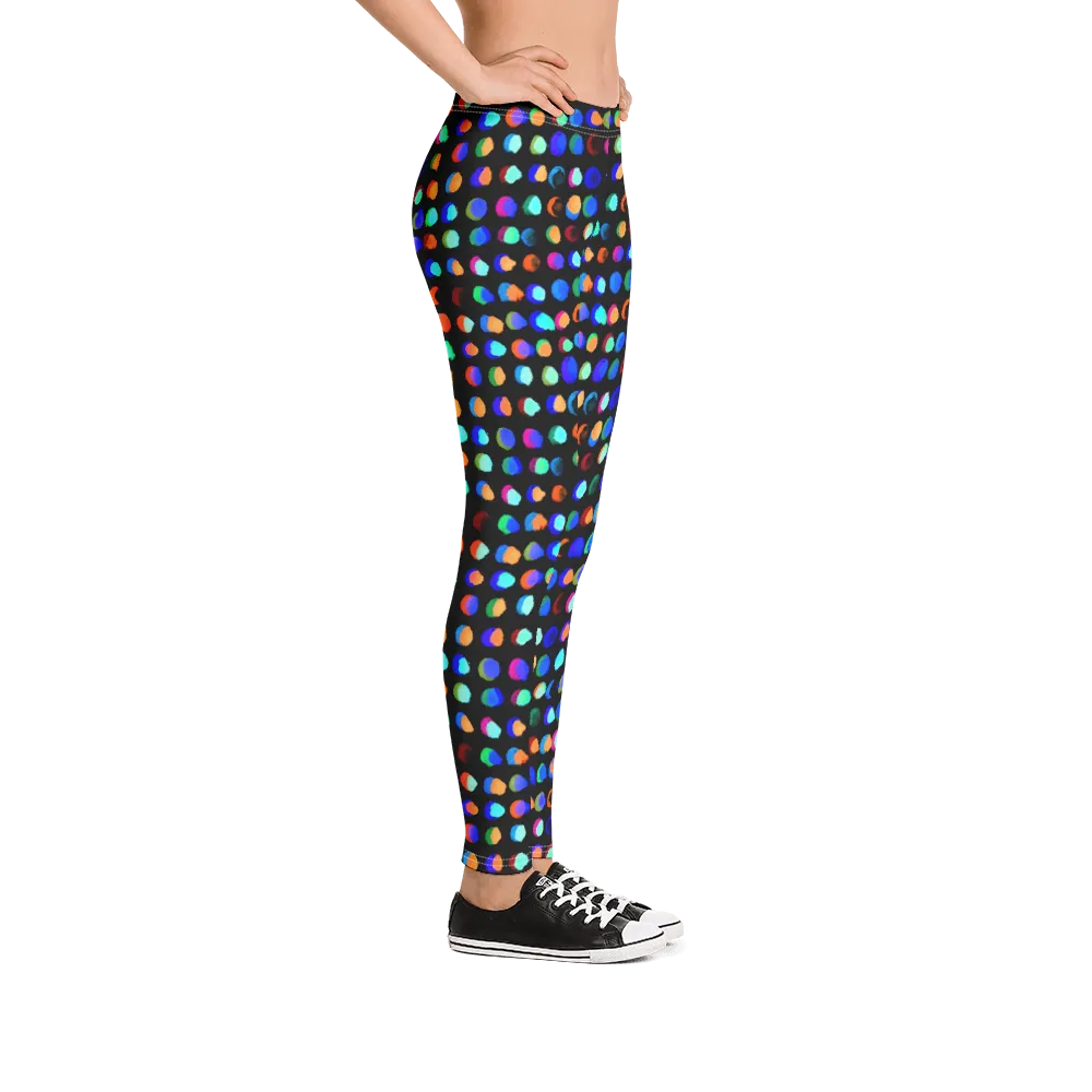 Inverted Ink Dots Leggings