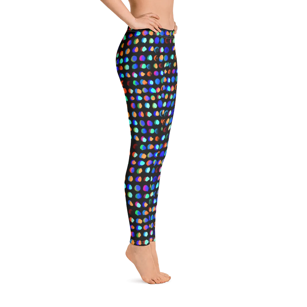 Inverted Ink Dots Leggings