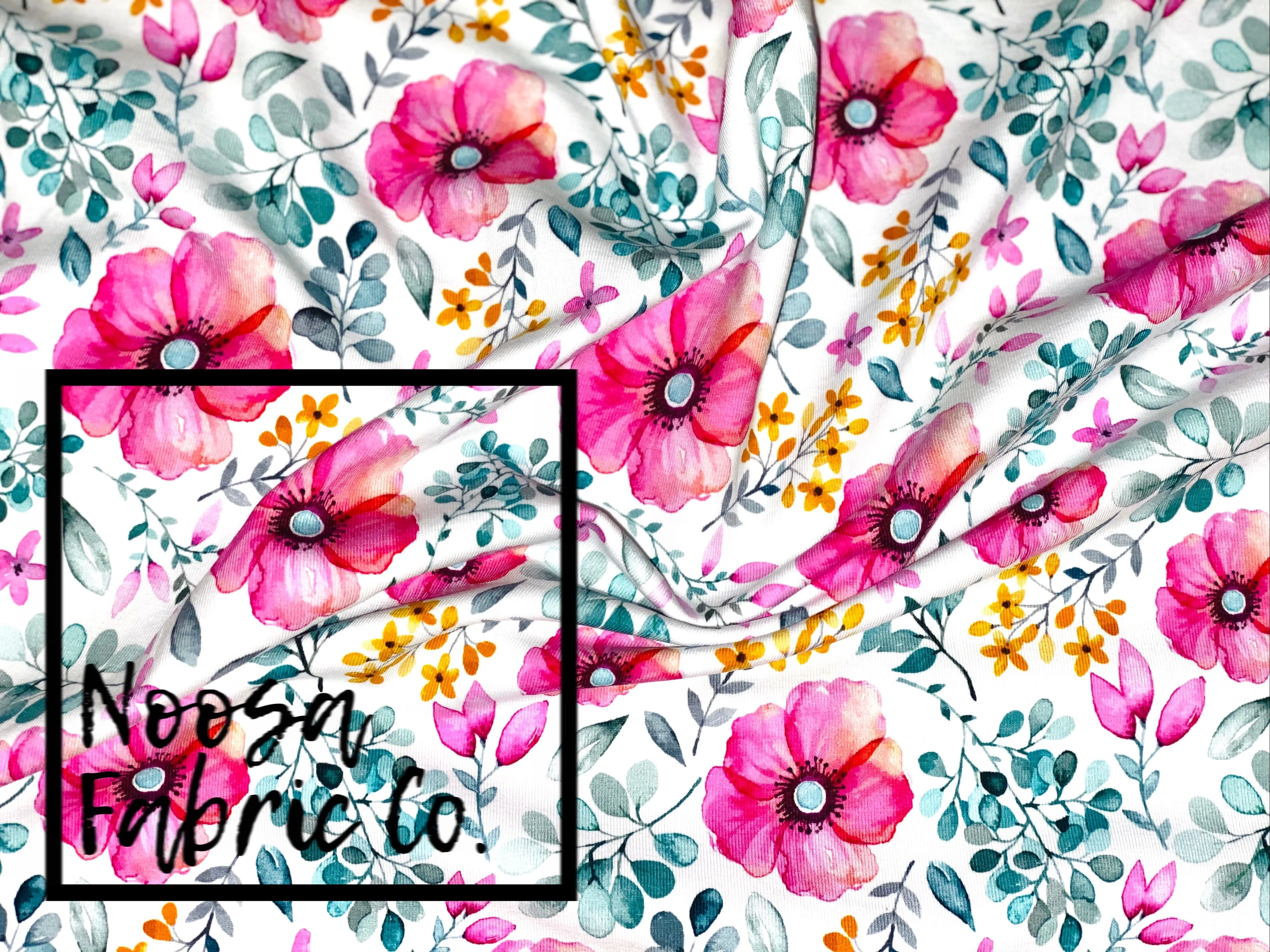 Karen Cotton Lycra Digital Print Fabric