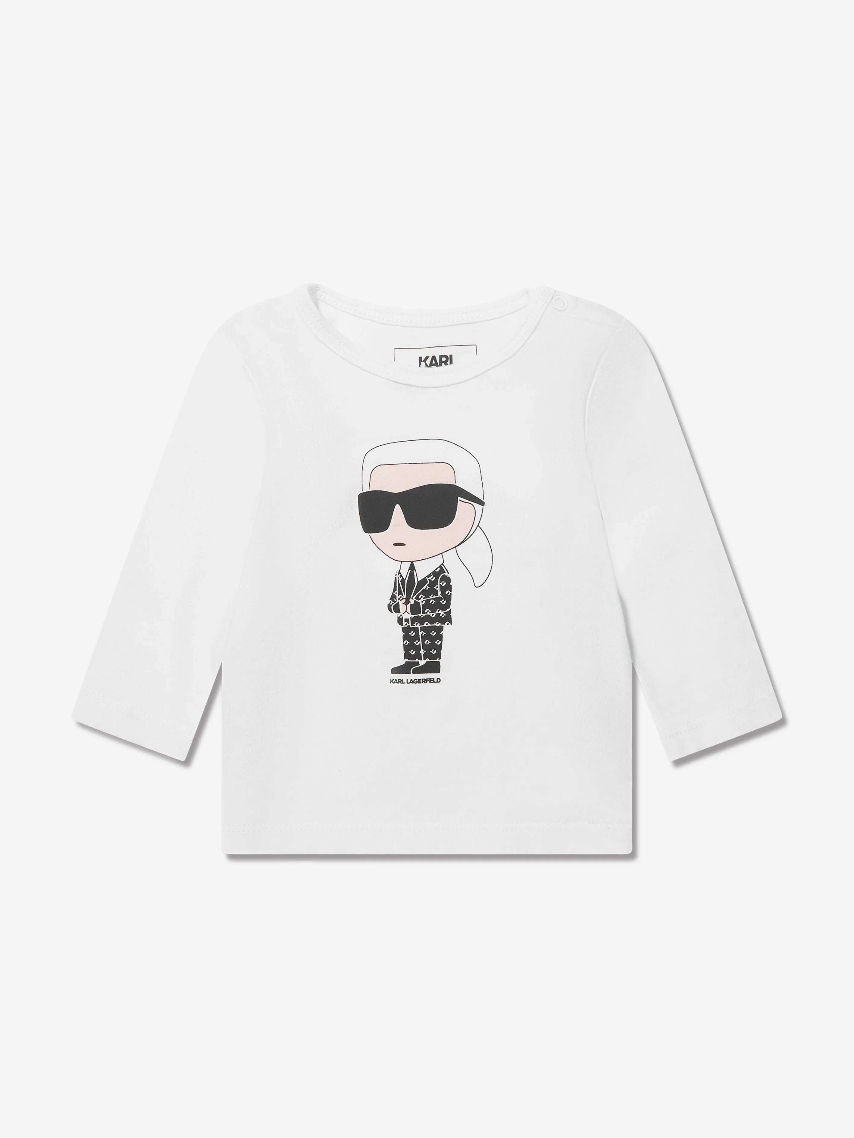 Karl Lagerfeld Baby Boys T-Shirt And Leggings Set in White