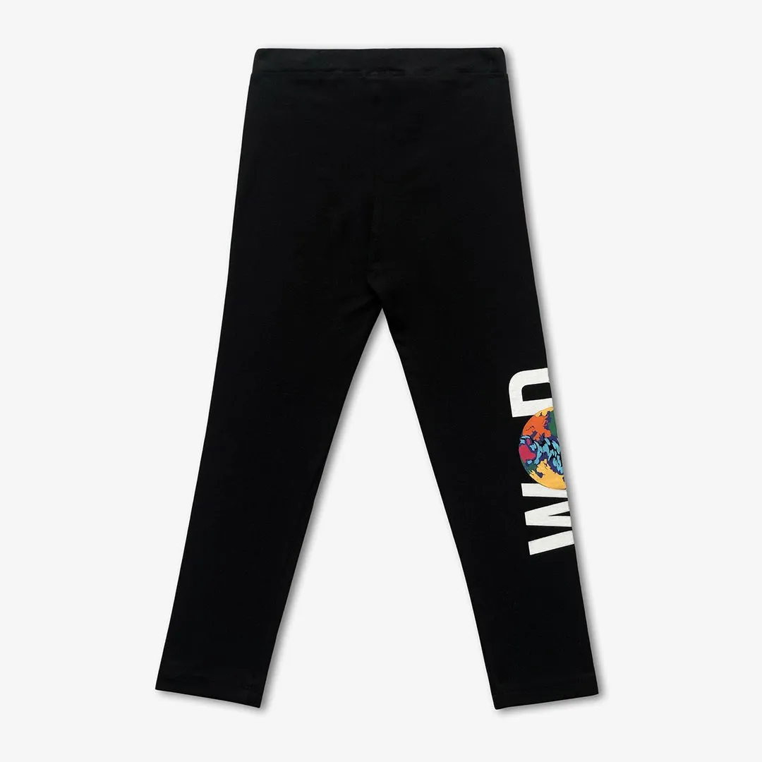 Legging for children in organic cotton