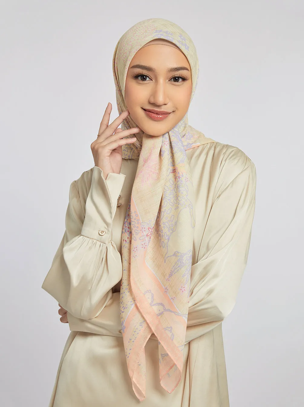 LIBERA SCARF LIGHT GOLD