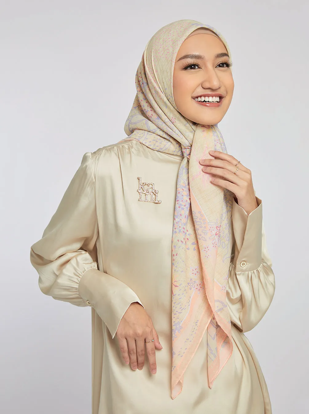 LIBERA SCARF LIGHT GOLD