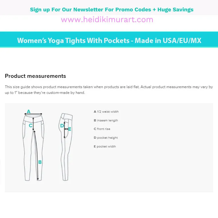 Light Grey Color Women's Tights, Solid Color Best Yoga Pants With 2 Side Deep Long Pockets - Made in USA/EU/MX (US Size: 2XS-6XL)