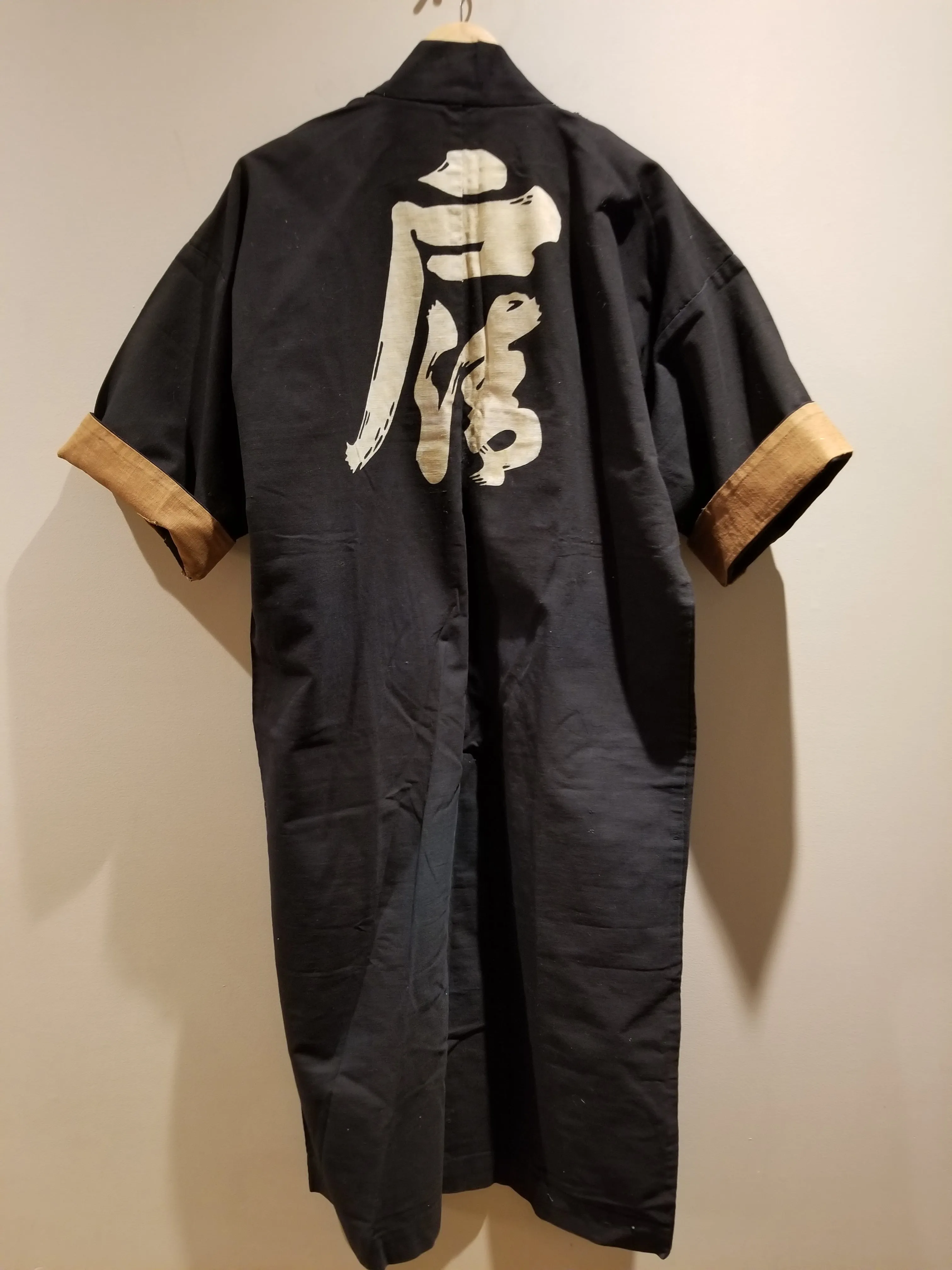 Long Black Vintage Hanten Jacket