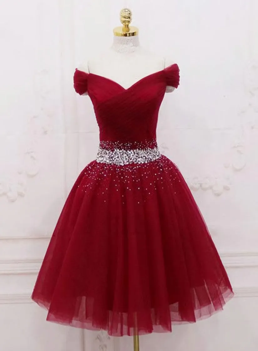 Lovely High Quality Formal Dress , Handmade Off Shoulder Homecoming Dress