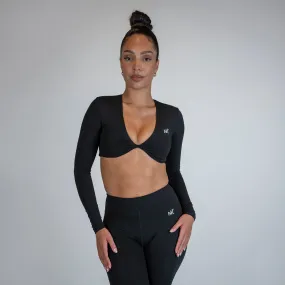 Luxe Onyx Crop Top