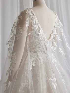 Maddox Detachable Cape by Sottero and Midgley