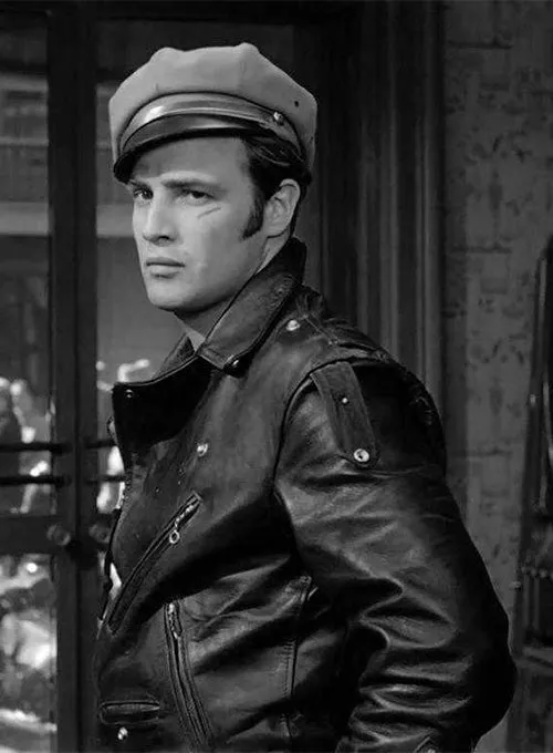 Marlon Brando Jacket Famous Leather Biker Edition