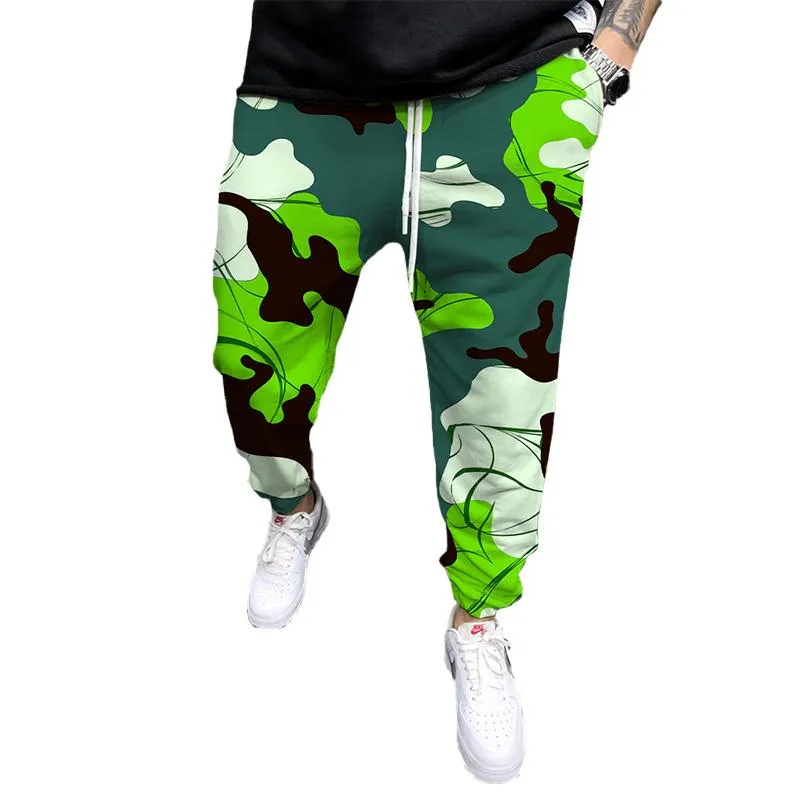 Men's Printed Elasticated Sweatpants 26319848YM