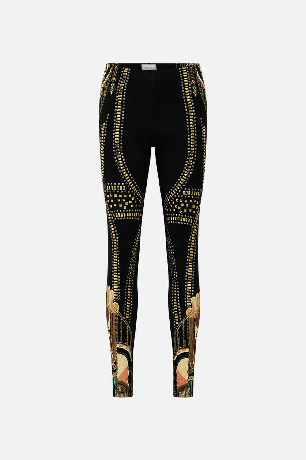 METAL HOTFIX EMBELLISHED LEGGINGS THEY CALLED HER NEFERTARI