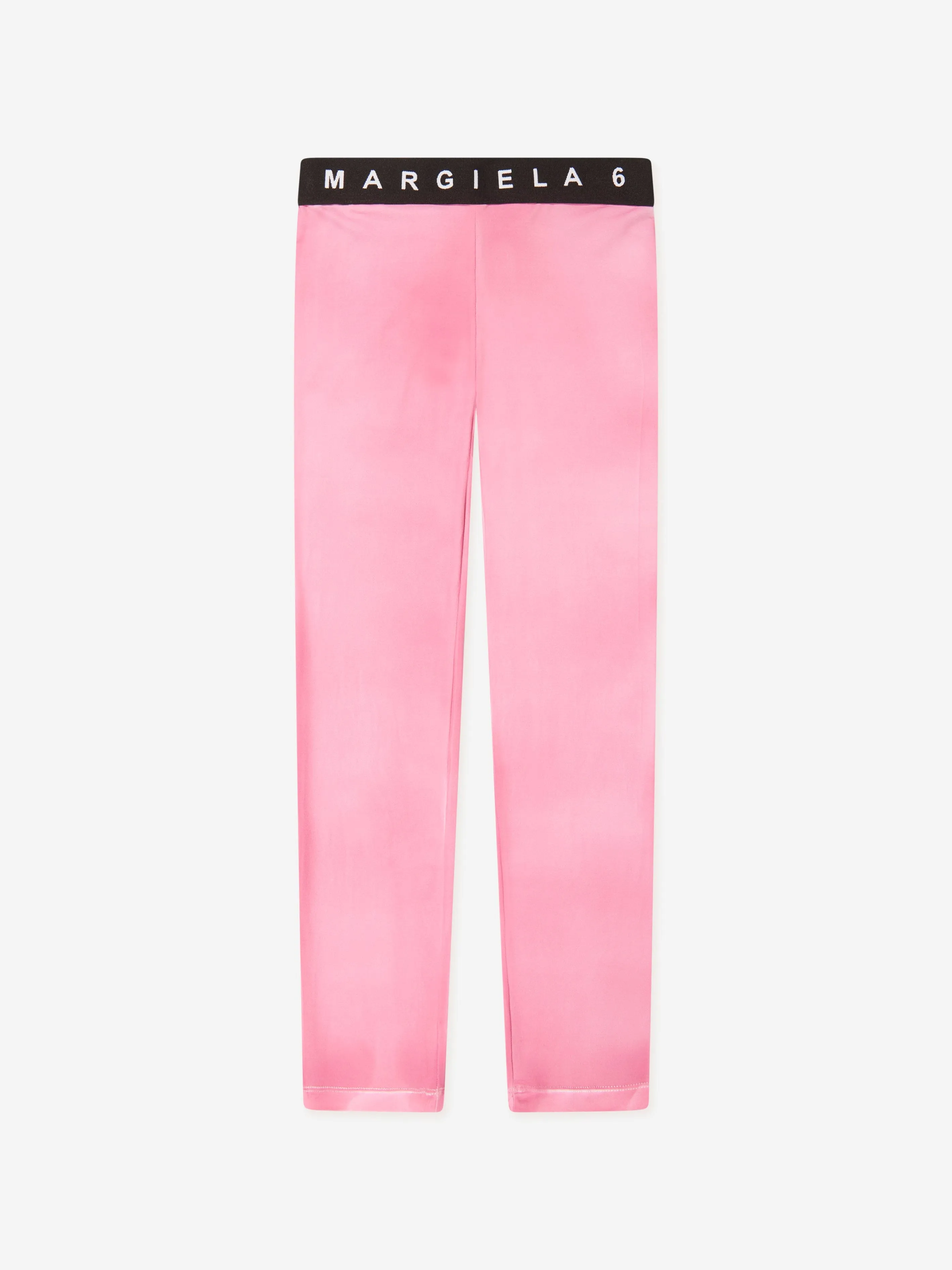 MM6 Maison Margiela Kids Logo Leggings in Pink