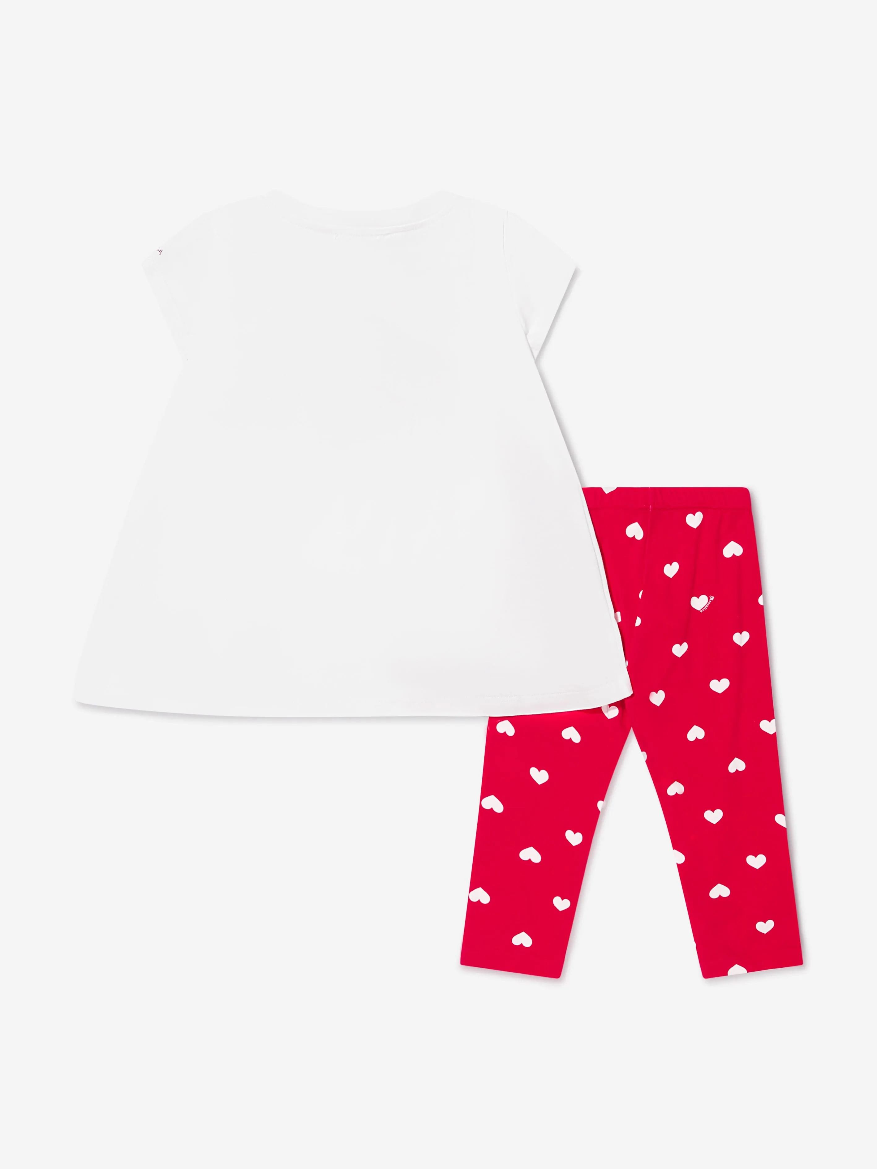 Monnalisa Girls Cotton Top And Leggings Set