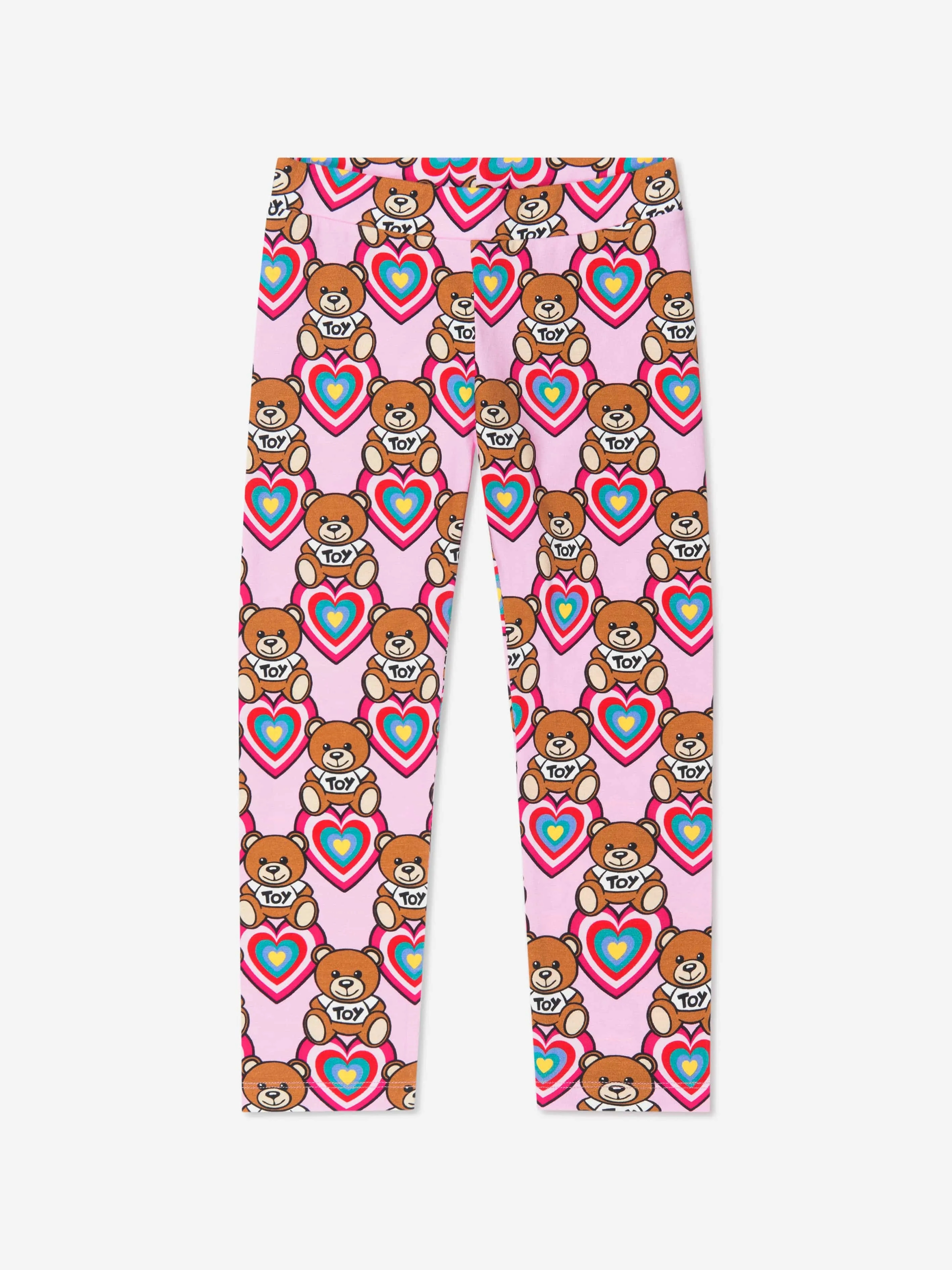 Moschino Girls Bear Heart T-Shirt And Leggings Set