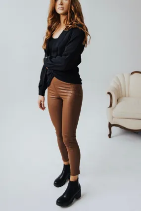 Motion Faux Leather Leggings - FINAL SALE