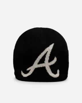 New Era Atlanta Braves Mega Logo Beanie Black