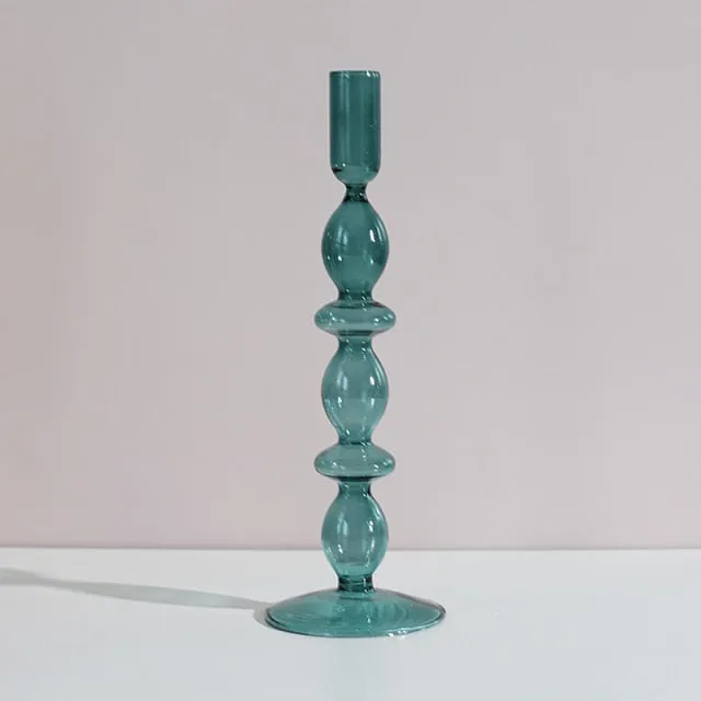 Nordic Stylish Bubble Glass Candle Holder