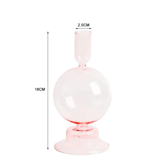 Nordic Stylish Bubble Glass Candle Holder