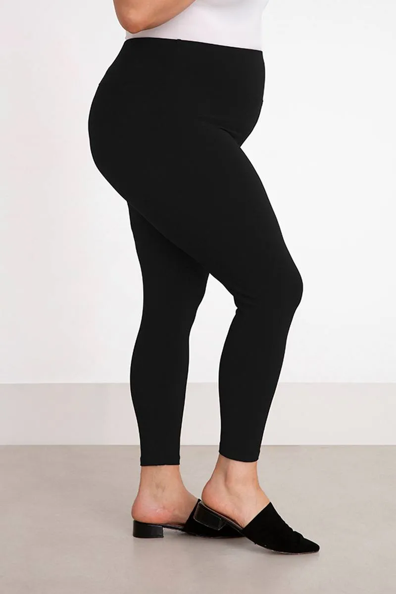 Nu Yoke Legging Plus | Black