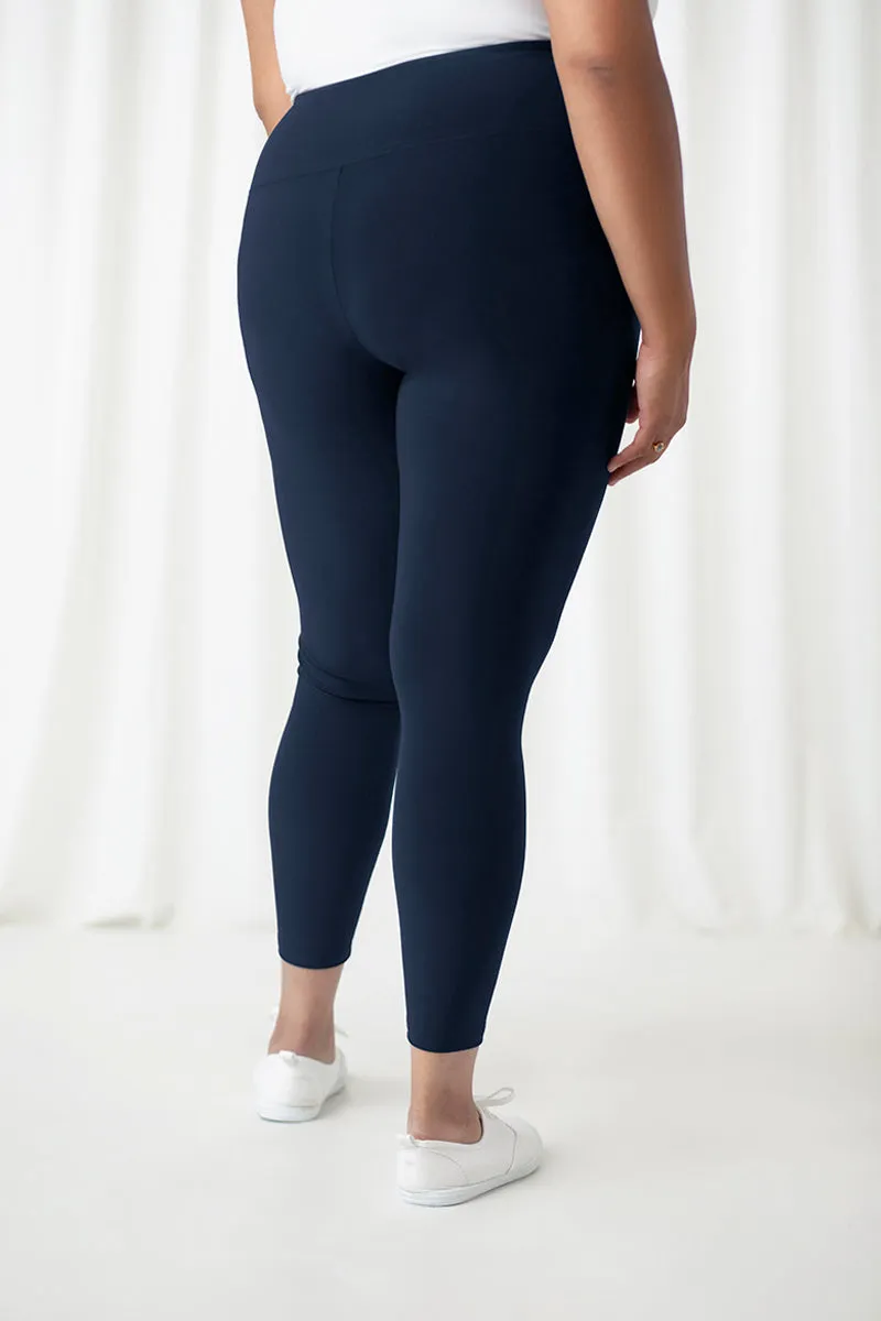 Nu Yoke Legging Plus | Navy