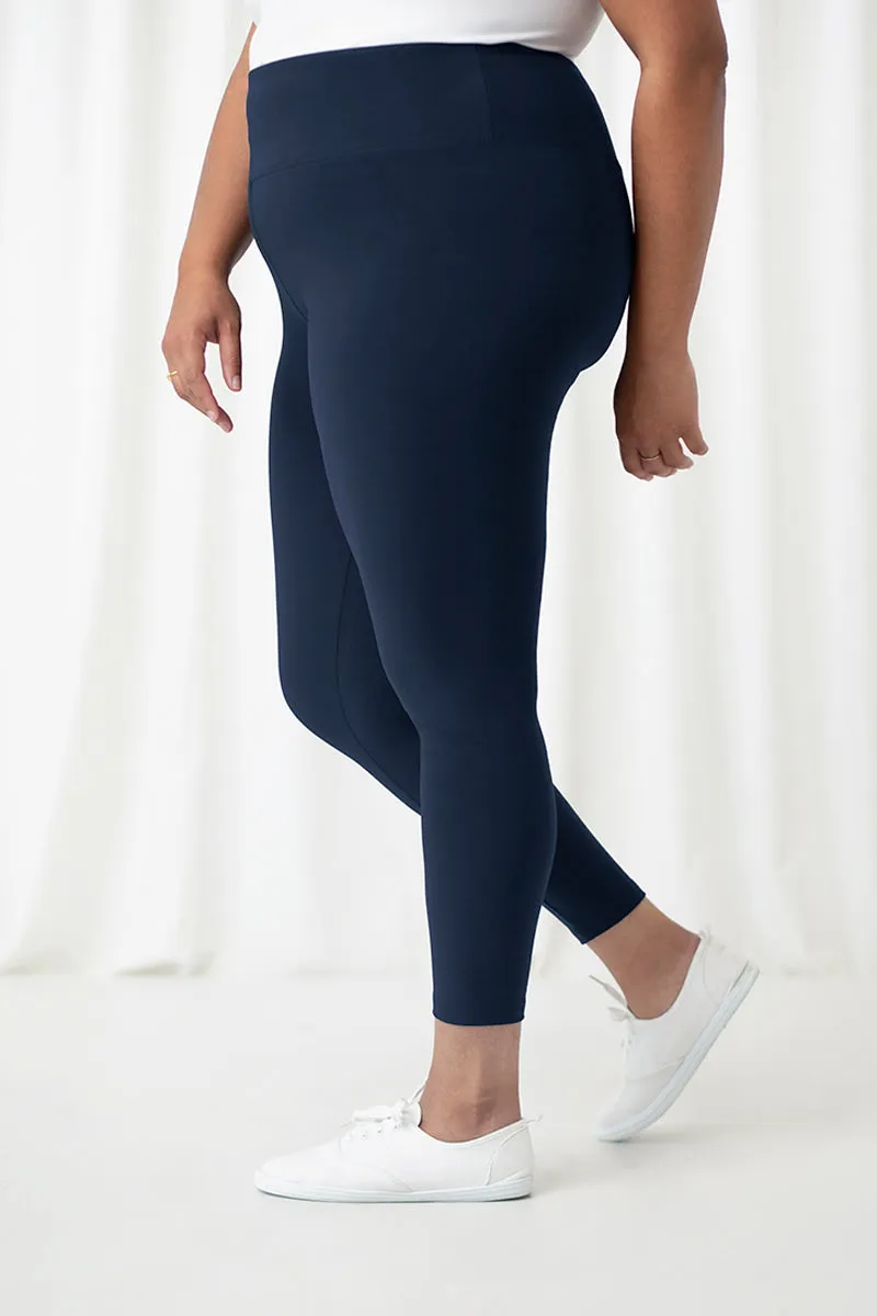 Nu Yoke Legging Plus | Navy