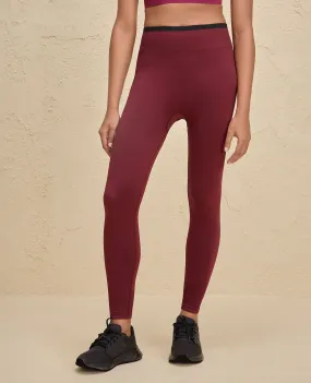 Nykd By Nykaa Seamfree Game Changer Booty Leggings -NYK406-Maroon