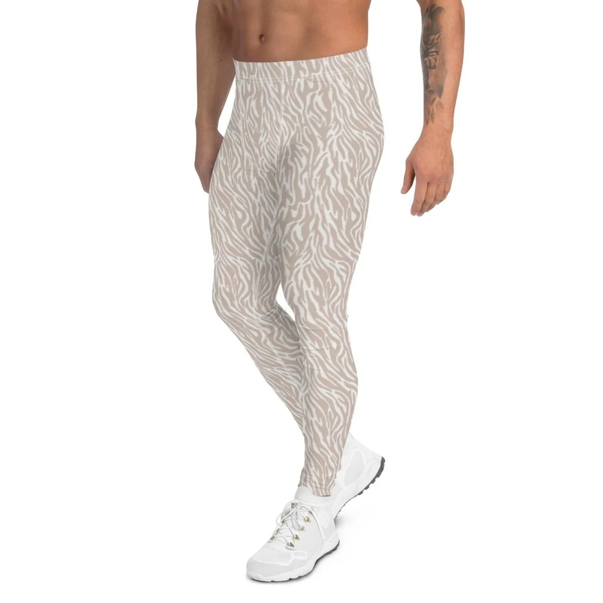 Off-White Animal Print Men's Leggings