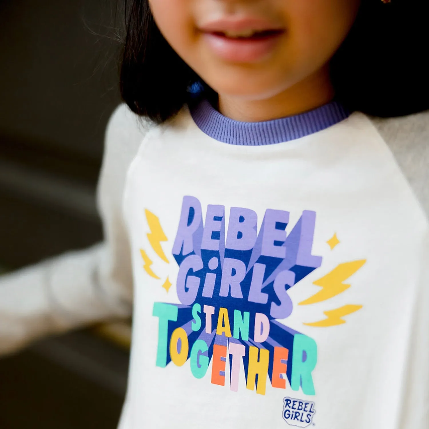 Organic Cotton Girl Shirts - Rebel Girls Long Sleeve Tee 2 Pack