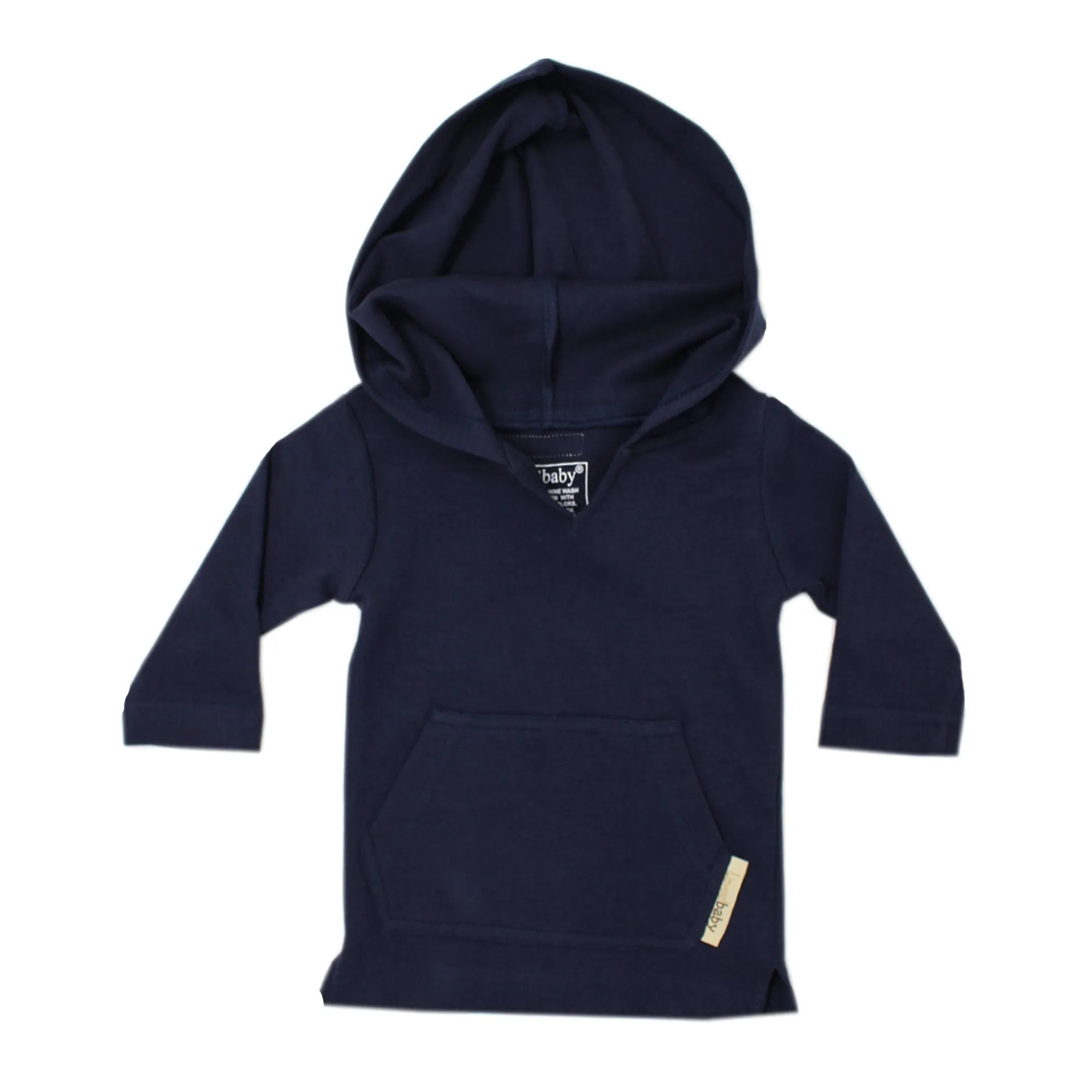 Organic Long-Sleeve Hooded Shirt