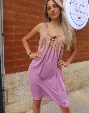 Pink Slip Dress